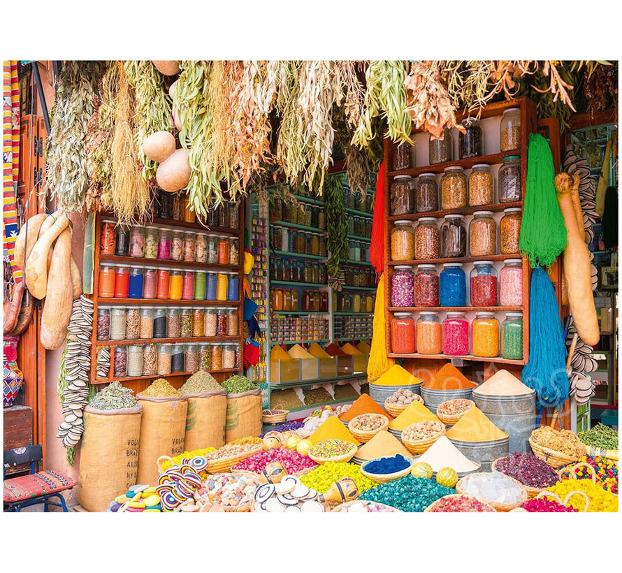Ravensburger Colorful Markets: Colorful Spices, Morocco Puzzle 500pcs