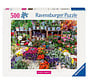 Ravensburger Flower Market, France Puzzle 500pcs
