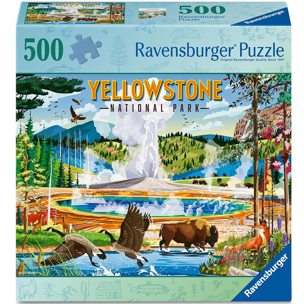 Ravensburger Yellowstone National Park Puzzle 500pcs - Puzzles Canada