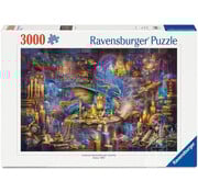 Ravensburger Ravensburger Dragon's Library Puzzle 3000pcs