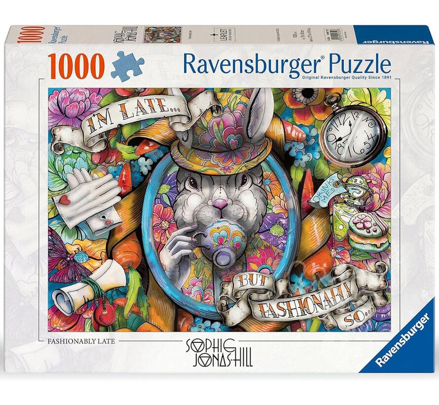 Ravensburger Fashionably Late Puzzle 1000pcs