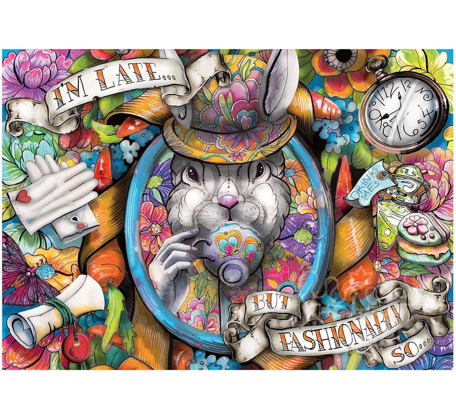 Ravensburger Fashionably Late Puzzle 1000pcs