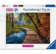 Ravensburger Ravensburger Beautiful Walkways:  Autumnal Wooden Trail  Puzzle 1000pcs