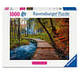 Ravensburger Autumnal Wooden Trail  Puzzle 1000pcs