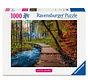 Ravensburger Beautiful Walkways:  Autumnal Wooden Trail  Puzzle 1000pcs