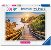 Ravensburger Ravensburger Beautiful Walkways: Stairway to Camilo Beach, Algarve Puzzle 1000pcs