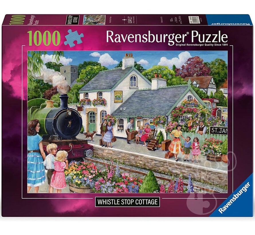 Ravensburger Whistle Stop Cottage Puzzle 1000pcs