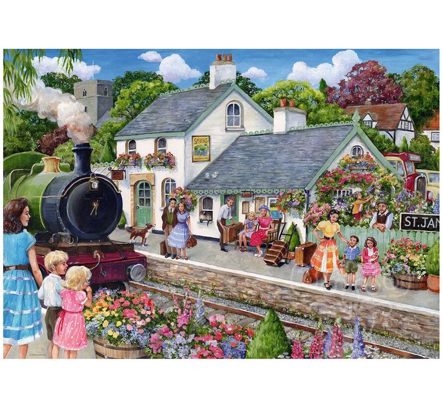 Ravensburger Whistle Stop Cottage Puzzle 1000pcs