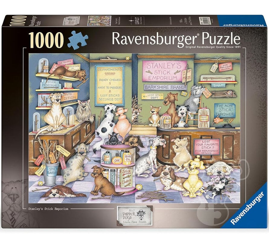 Ravensburger Stanley's Stick Emporium Puzzle 1000pcs