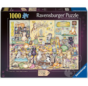 Ravensburger Ravensburger Vintage #20 Crazy Cat's Easter Eggstravaganza Puzzle 1000pcs