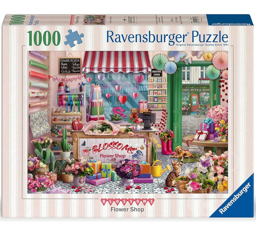 Ravensburger Blossoms Flower Shop Puzzle 1000pcs