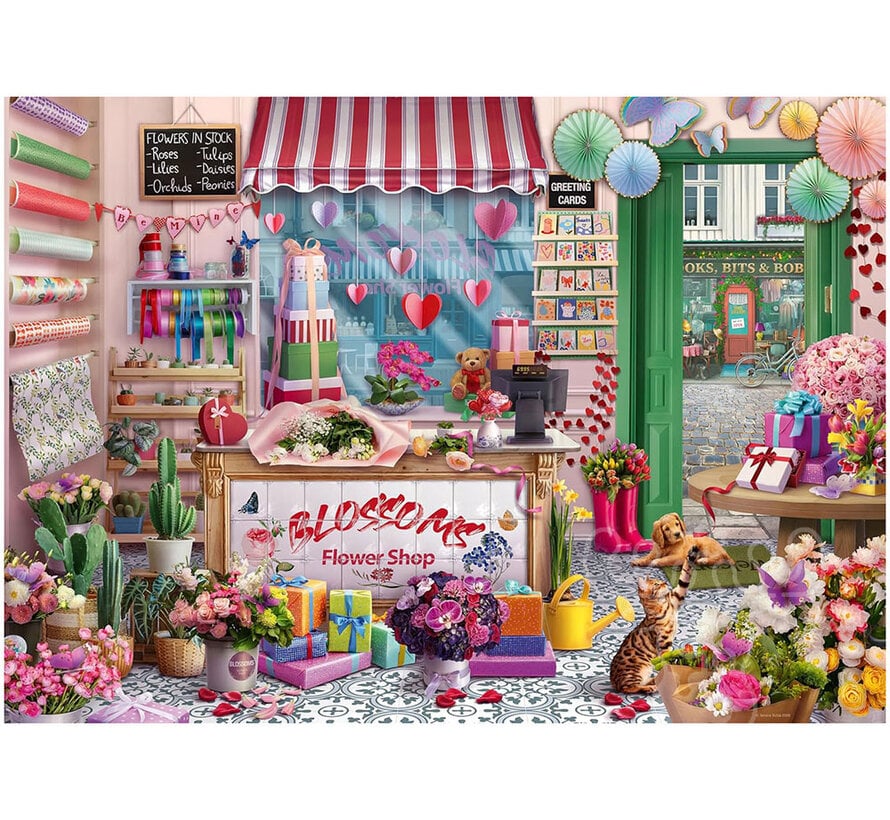 Ravensburger Blossoms Flower Shop Puzzle 1000pcs