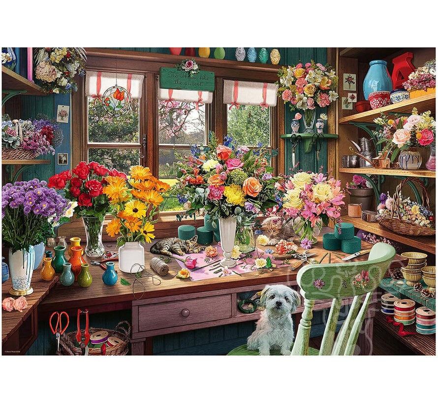 Ravensburger My Haven #13 Flower Arranger's Shed Puzzle 1000pcs