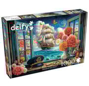 Delfy Delfy Window Sea View Puzzle 1000pcs
