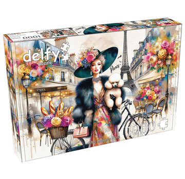Delfy Delfy Eiffel Elegance Duo Puzzle 1000pcs