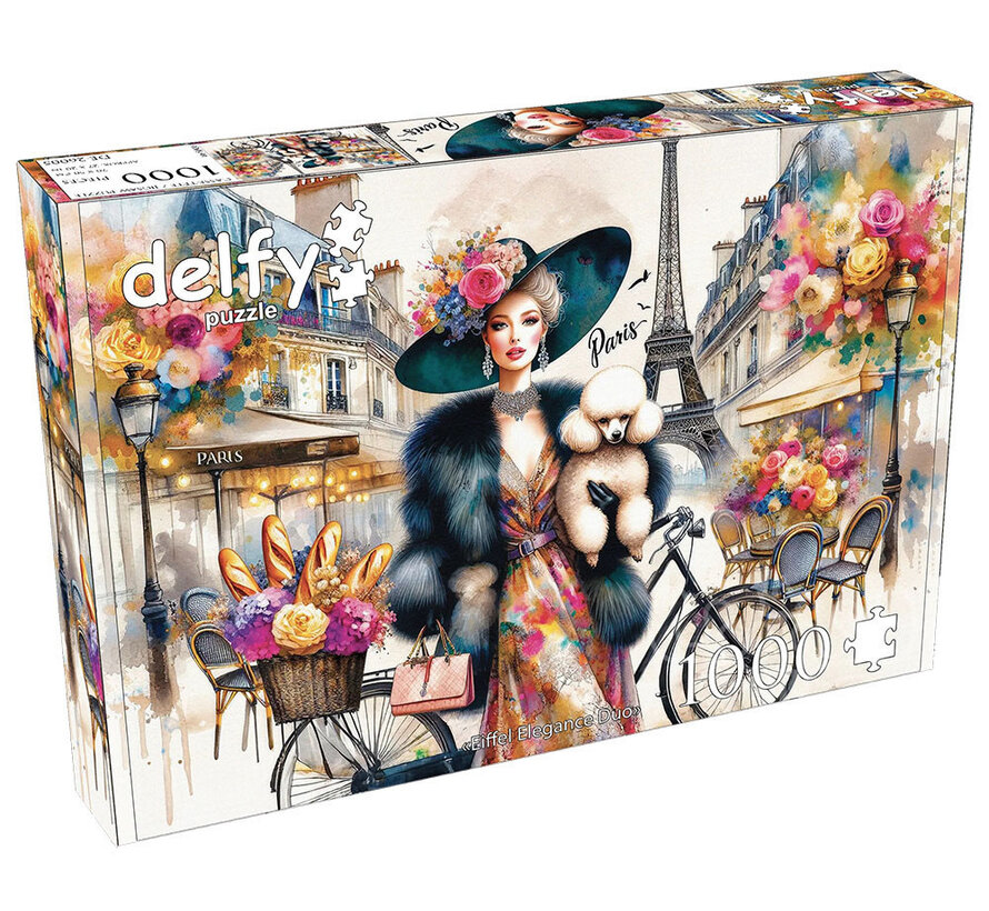 Delfy Eiffel Elegance Duo Puzzle 1000pcs