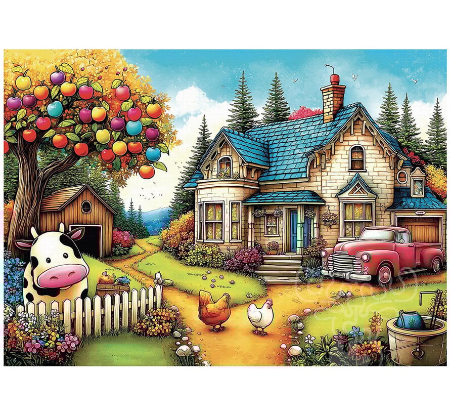 Delfy Vivid Farm Life Puzzle 1000pcs