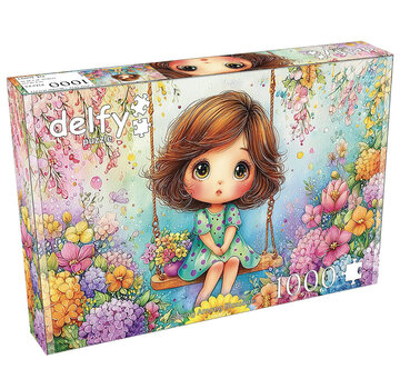Delfy Delfy Swing Among Blossoms Puzzle 1000pcs