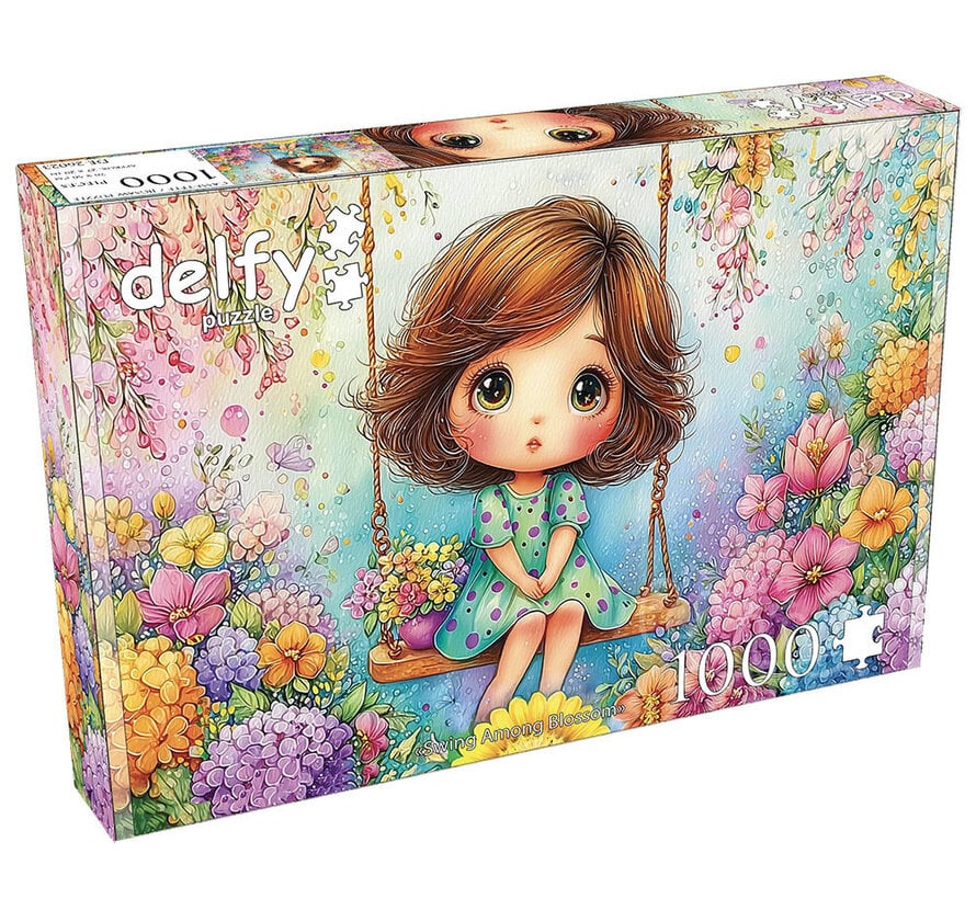 Delfy Swing Among Blossoms Puzzle 1000pcs
