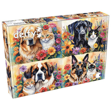 Delfy Delfy Paw-fect Pairs Puzzle 1000pcs