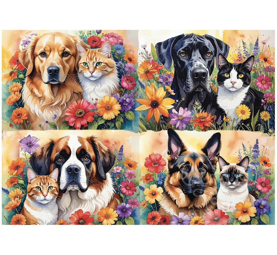 Delfy Paw-fect Pairs Puzzle 1000pcs