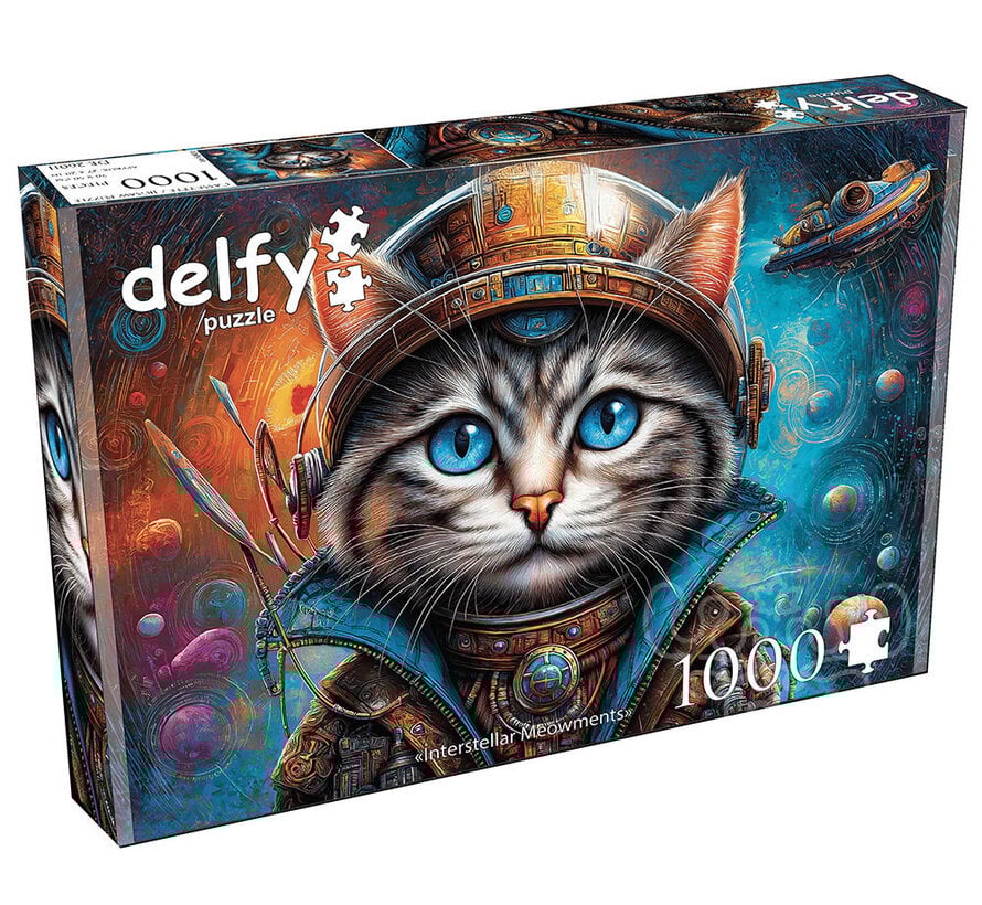 Delfy Interstellar Meowments Puzzle 1000pcs