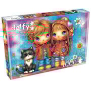 Delfy Delfy Joyful Childhood Trio Puzzle 1000pcs