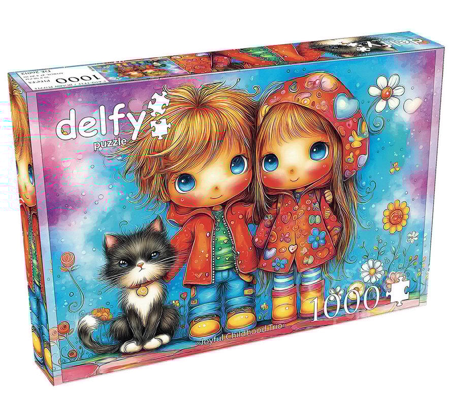 Delfy Joyful Childhood Trio Puzzle 1000pcs