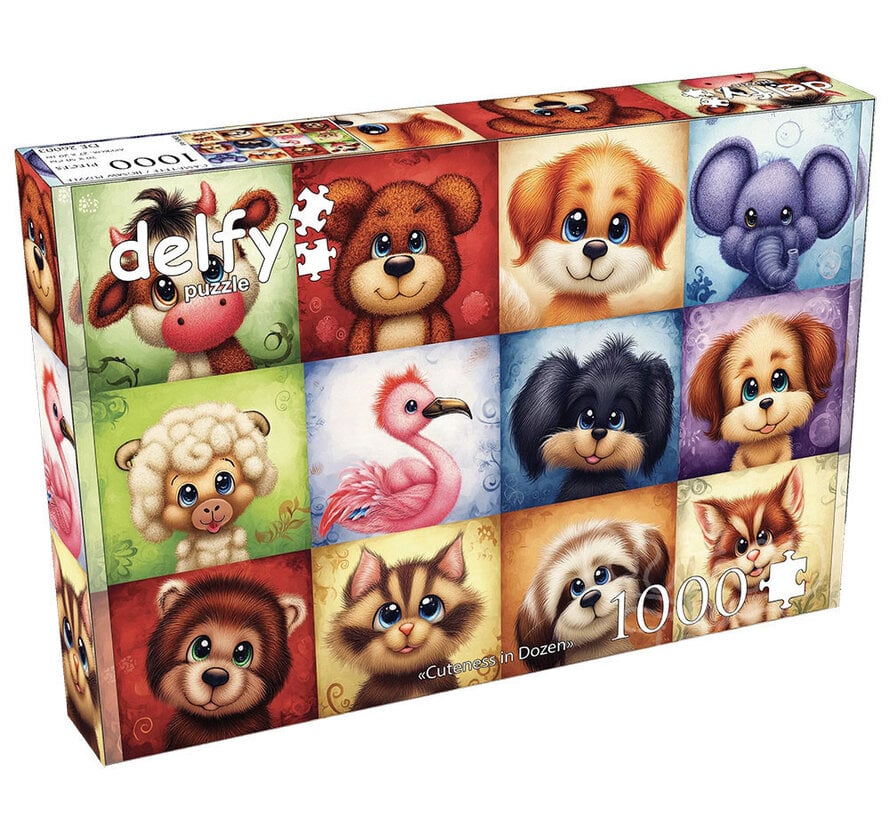 Delfy Cuteness In Dozen Puzzle 1000pcs