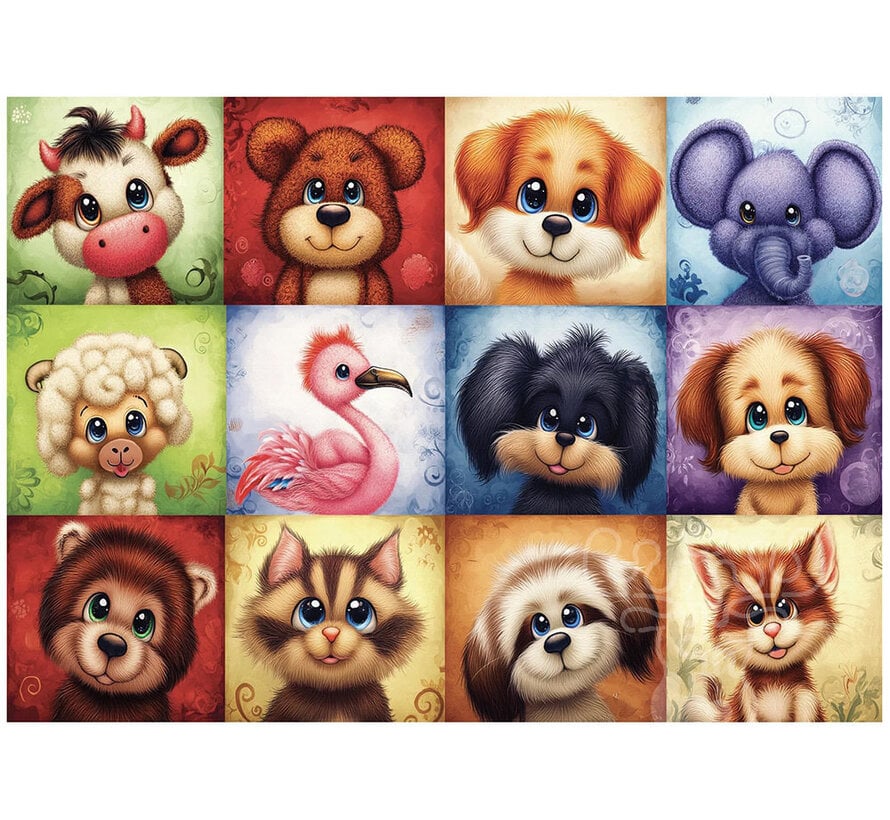 Delfy Cuteness In Dozen Puzzle 1000pcs