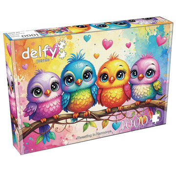Delfy Delfy Tweeting In Harmony Puzzle 1000pcs