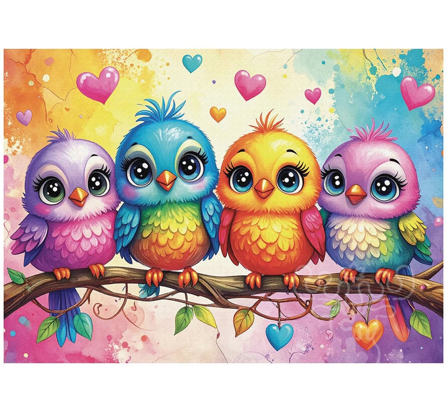 Delfy Tweeting In Harmony Puzzle 1000pcs