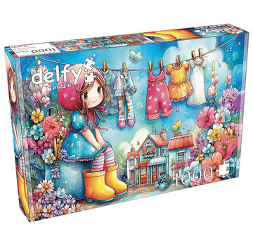 Delfy Delfy Sunlit Laundry Joy Puzzle 1000pcs