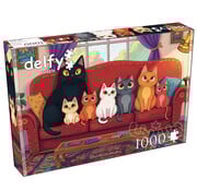 Delfy Delfy Purrfect Lineup Puzzle 1000pcs