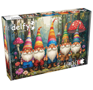 Delfy Delfy Forest Gnome Gathering Puzzle 1000pcs