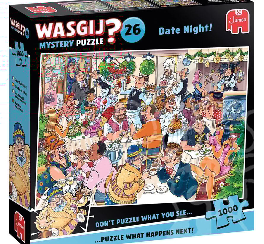 Jumbo Wasgij Mystery 26 Date Night Puzzle 1000pcs