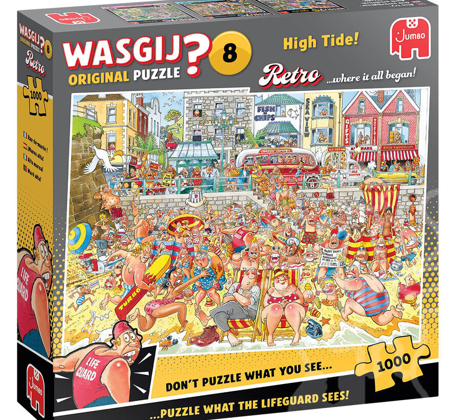 Jumbo Wasgij Original Retro 8 High Tide Puzzle 1000pcs
