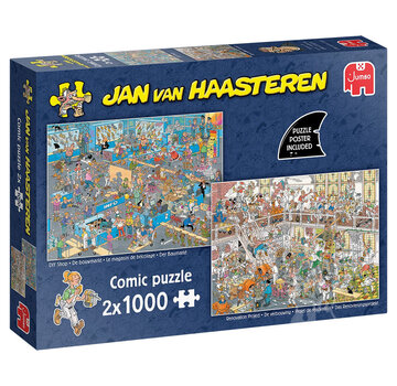 Jumbo Jumbo Jan van Haasteren - DIY Shop & Renovation Project Puzzle 2 x 1000pcs