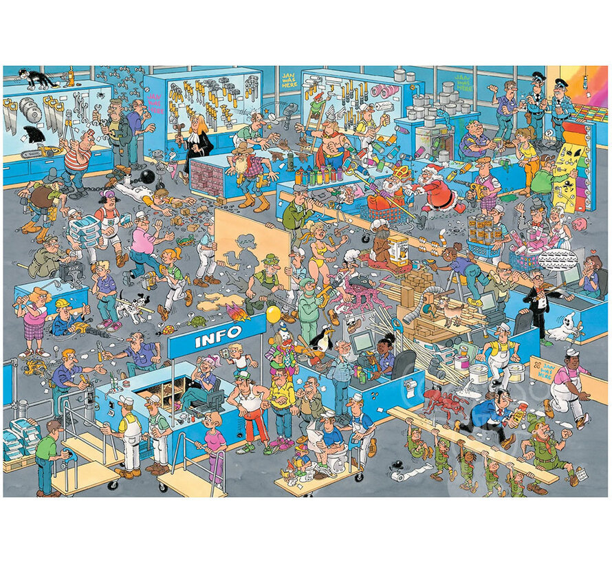 Jumbo Jan van Haasteren - DIY Shop & Renovation Project Puzzle 2 x 1000pcs