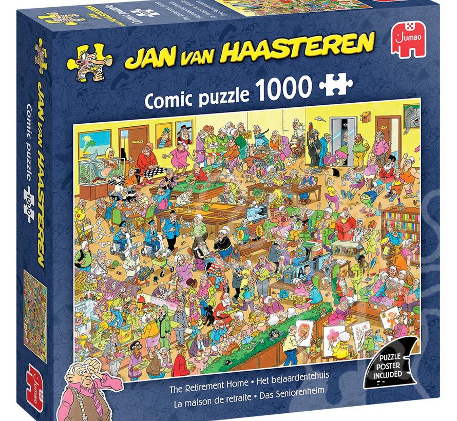 Jumbo Jan van Haasteren - The Retirement Home Puzzle 1000pcs