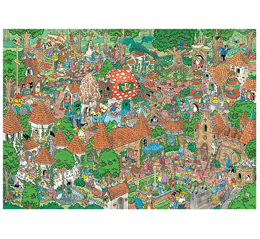 Jumbo Jan van Haasteren - Fairytale Forest Puzzle 1000pcs