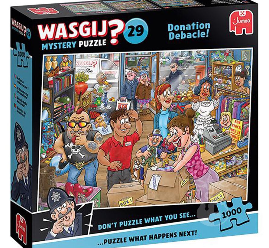 Jumbo Wasgij Mystery 29 Donation Debacle! Puzzle 1000pcs