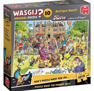 Jumbo Jumbo Wasgij Original Retro 10 Antique Hunt! Puzzle 1000pcs