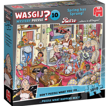 Jumbo Jumbo Wasgij Mystery Retro 10 Spring has Sprung! Puzzle 1000pcs