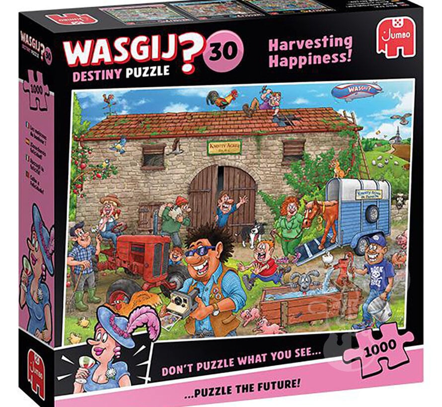 Jumbo Wasgij Destiny 30 Harvesting Happiness! Puzzle 1000pcs