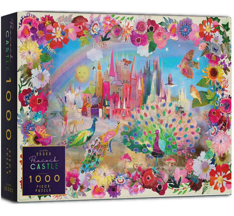 Elena Essex Peacock Castle Puzzle 1000pcs