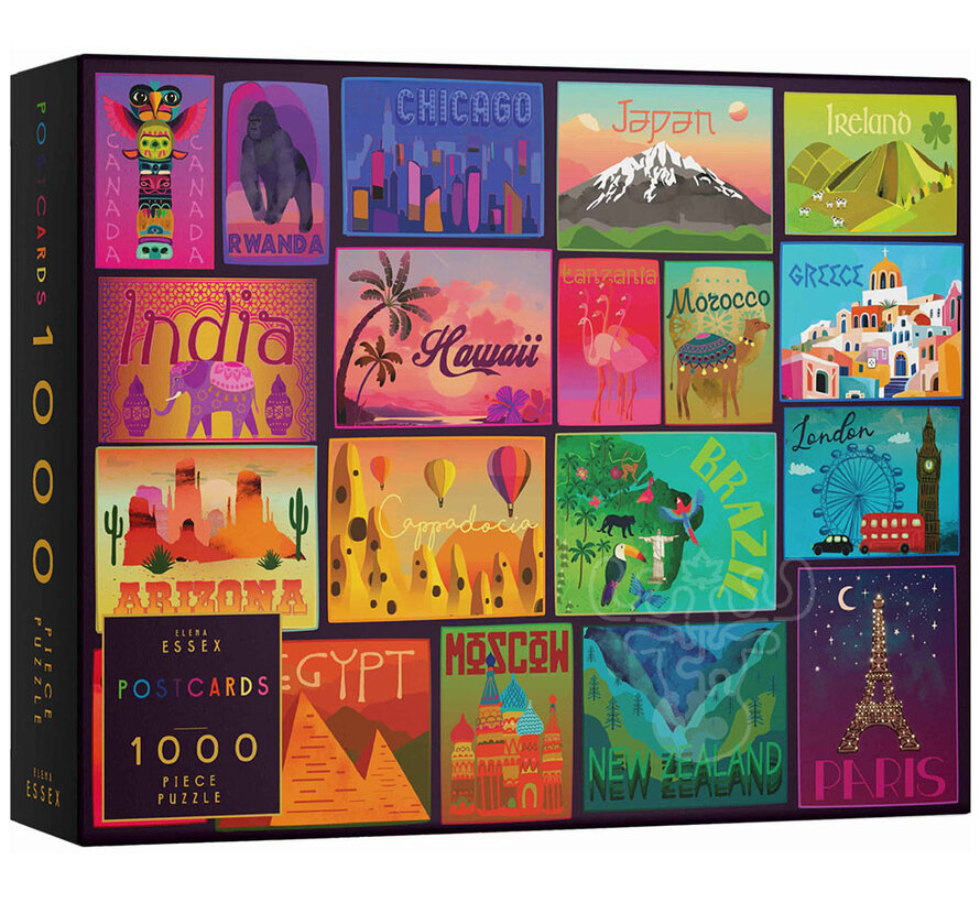Elena Essex Postcards Puzzle 1000pcs