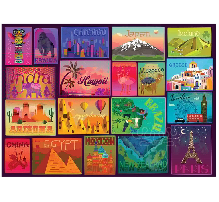 Elena Essex Postcards Puzzle 1000pcs