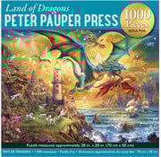 Peter Pauper Press Peter Pauper Press Land of Dragons Foil Puzzle 1000pcs