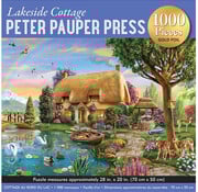 Peter Pauper Press Peter Pauper Press Lakeside Cottage Foil Puzzle 1000pcs
